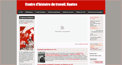 Desktop Screenshot of cht-nantes.org